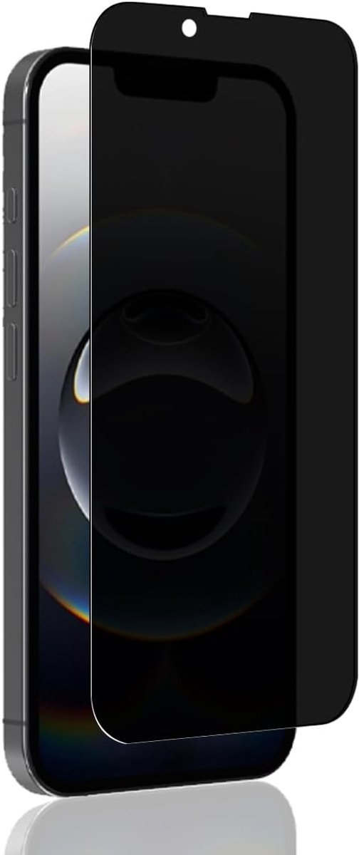 Privacy screenprotector voor iPhone 16E, gehard glas, volledige afdekking, krasbestendig, luchtbelvrij, anti-spionage screen protector voor iPhone 16E