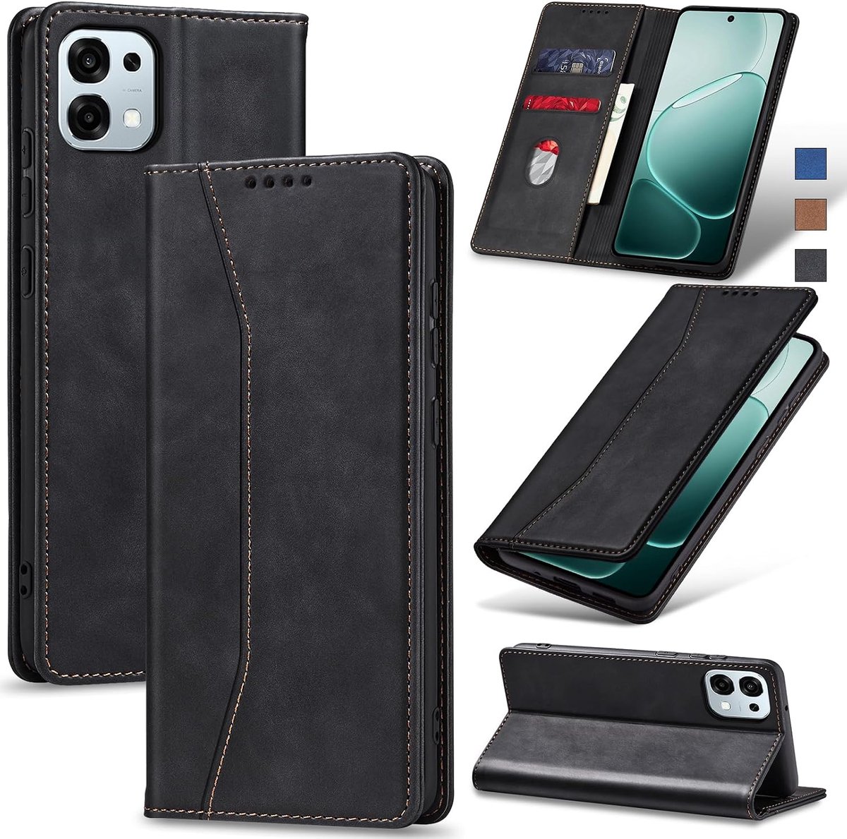 Hoesje voor OPPO A6 Pro,Zwart