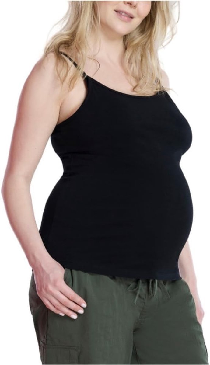 Maternity Borstvoeding tanktop voor dames, met verstelbare bandjes en ingebouwde plankbeha voor borstvoeding