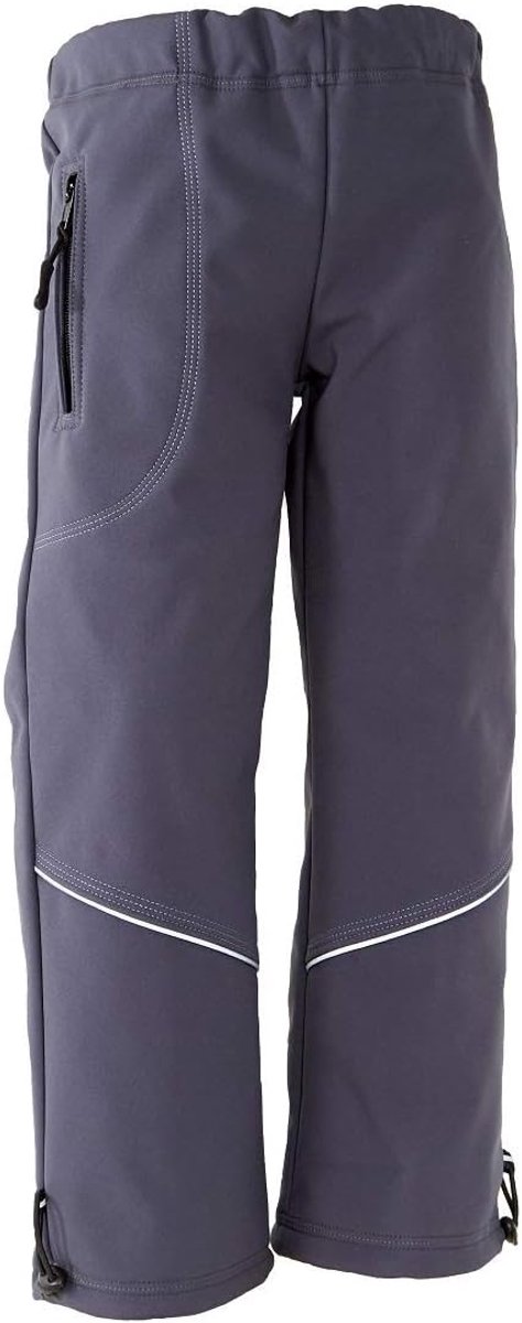 Waterdichte kinderbroek, meisjes jongens fleece gevoerde winddichte skisneeuwbroek, winter softshell geïsoleerde warme broek om te wandelen wandelen vissen, ritszakken antirimpel cargobroek
