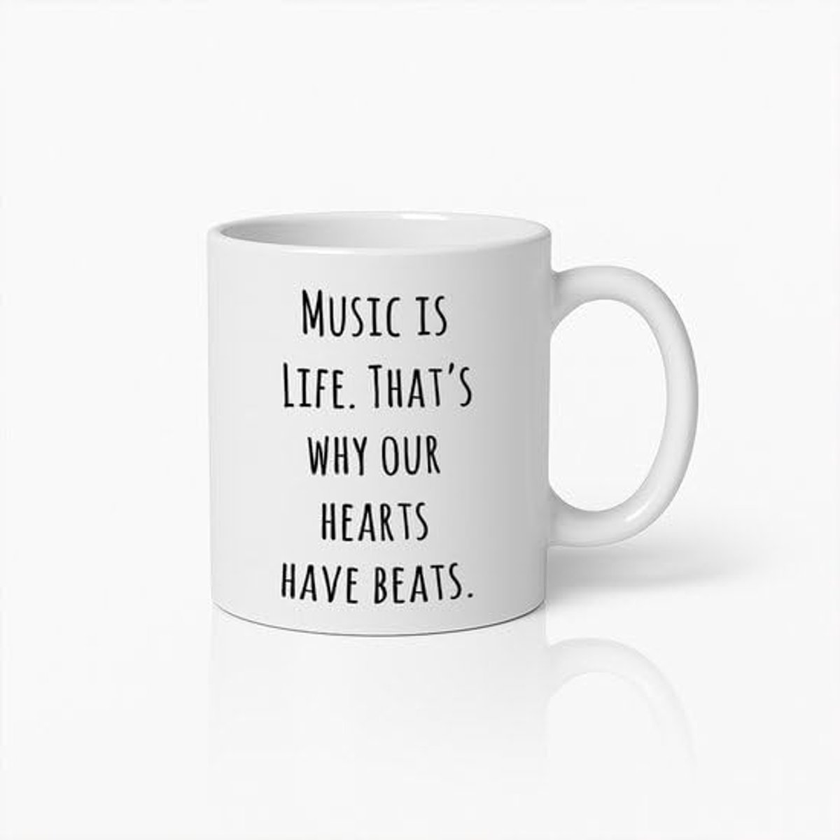 Is Leven Mok 330ml – Inspirerende Quote Koffiebeker – Perfect Cadeau voor Muzikanten & Muziekliefhebbers