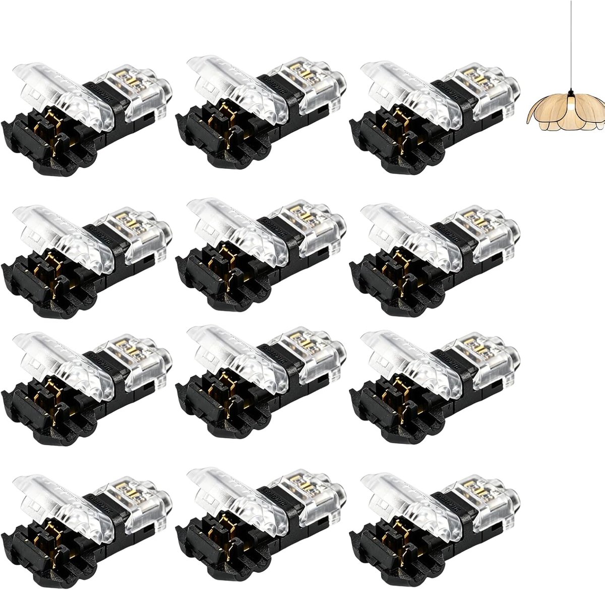 Elektrische verbindingsstukken zonder solderen, 2 pinnen voor elektrische kabel, 18-22 AWG, waterdichte connectoren zonder solderen, auto, ledkabel, verlichting, audio