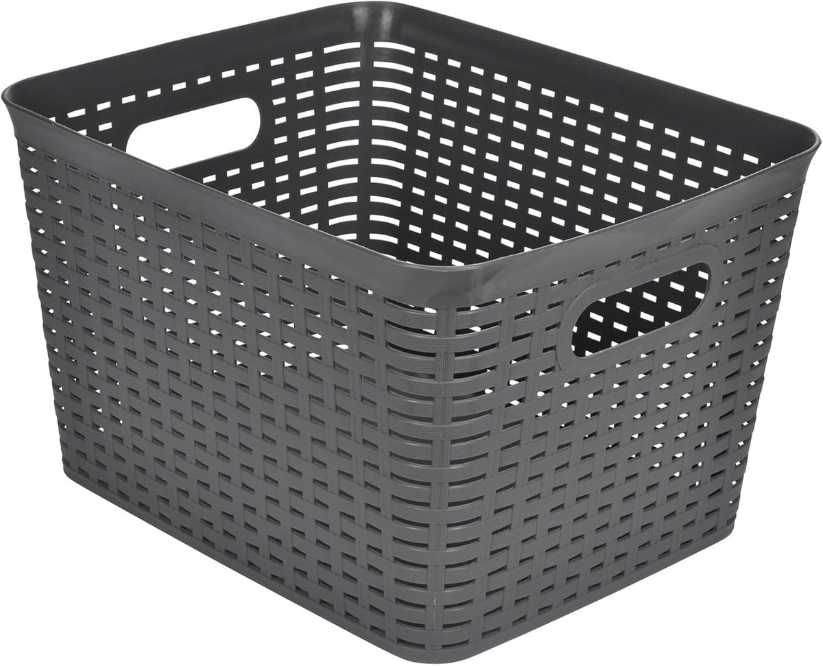 mand, 23 l, 35 x 29,5 x 22 cm, grijs