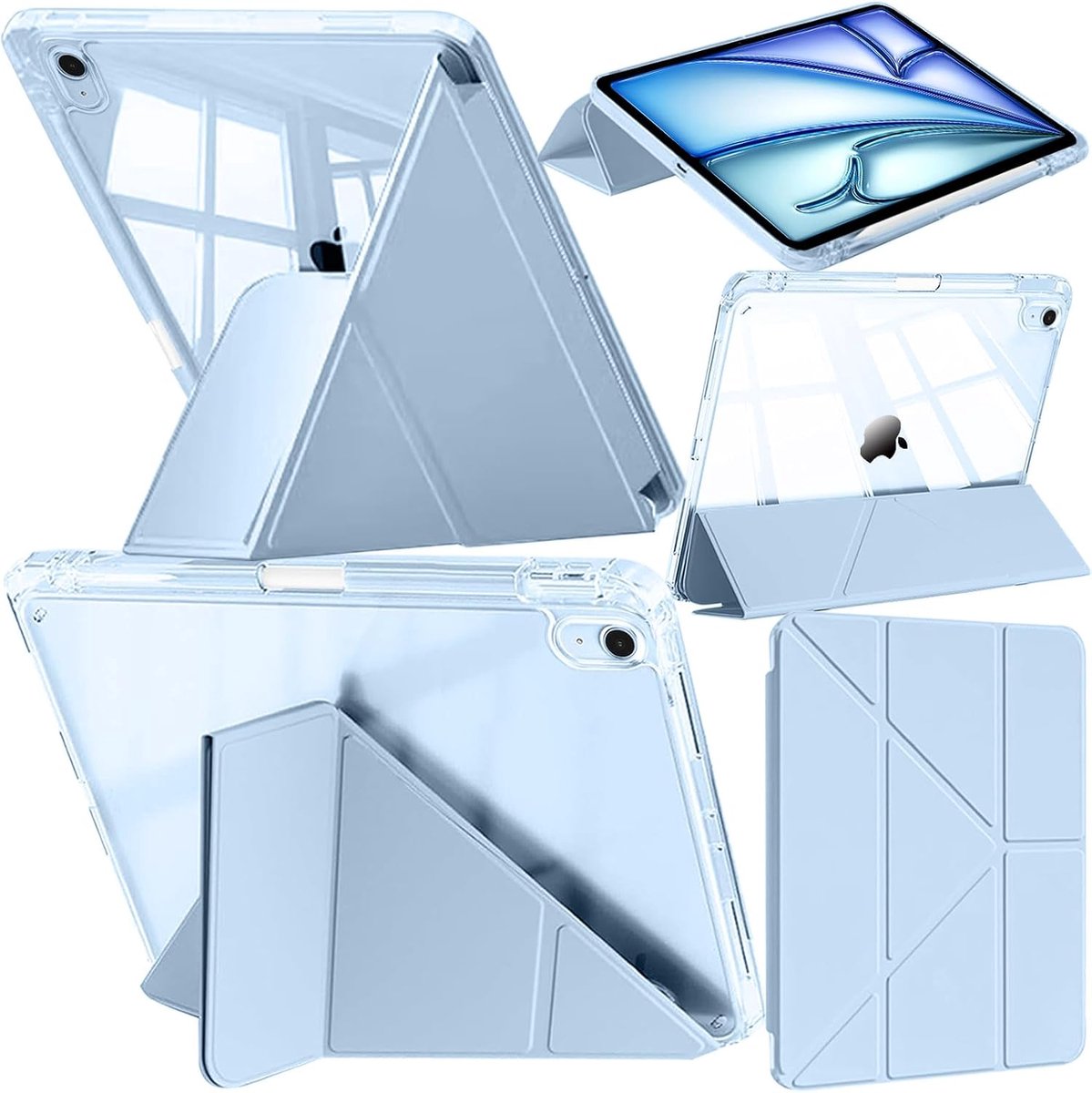 For iPad Air 11" M4/M3/M2 & Air 5/4 10.9", Hemelsblauw