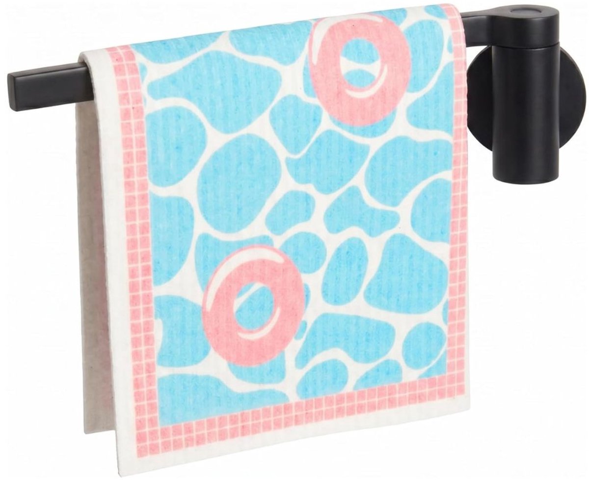 Zolvano® Vaatdoekhouder Gootsteen - Gootsteen Organizer - Vaatdoekhouder -Zwart