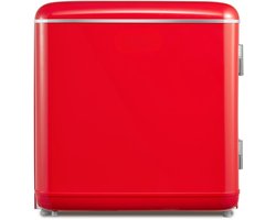 Kavo ®- Minibar - 47 Capaciteit - Draagbare Koelkast - Mini Koelkast - Rood - 45cm x 48cm x 51cm