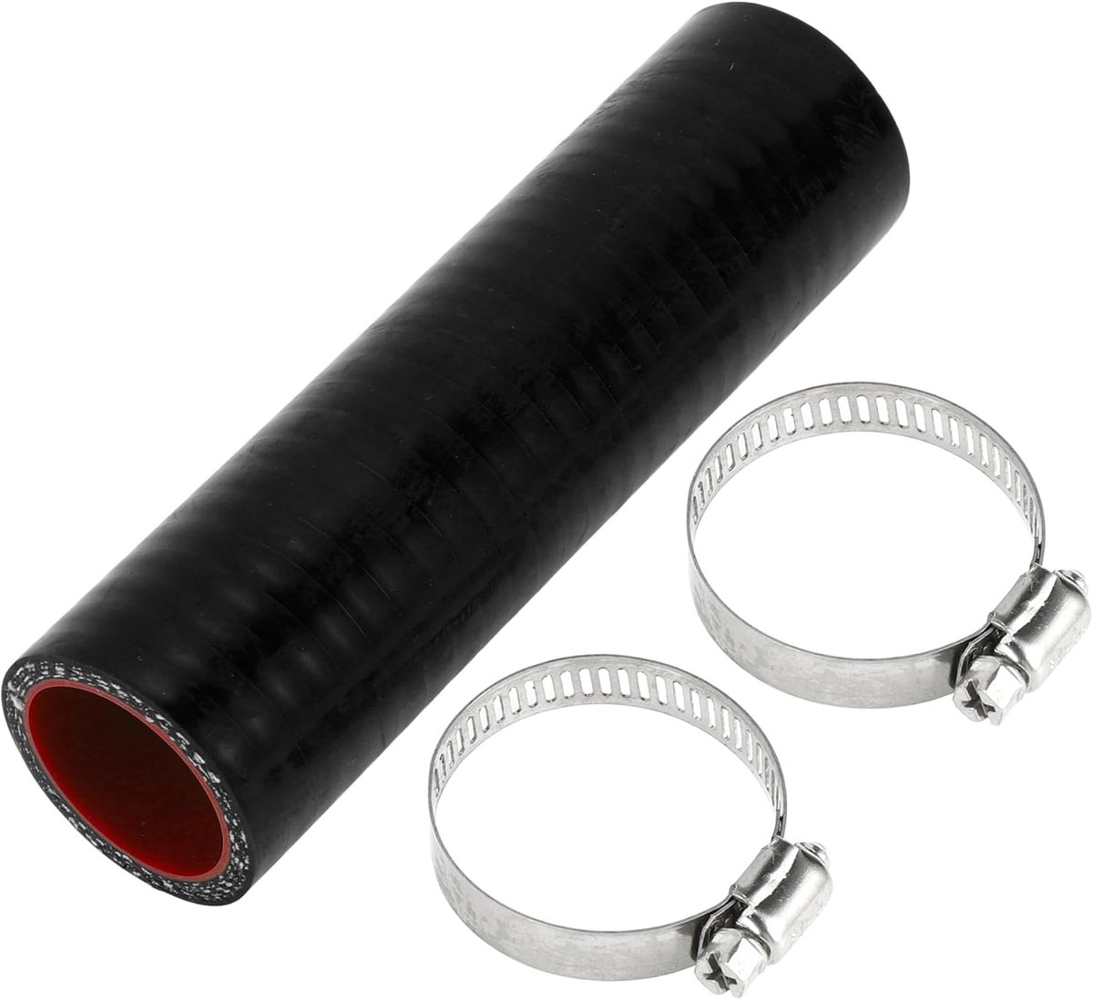 Dailygoods- Siliconen Slang 150 mm - 4-Laags - Koelslang - Luchtinlaat/Turbo/Intercooler - Bestand tegen 300 °C - Inclusief Klemmen