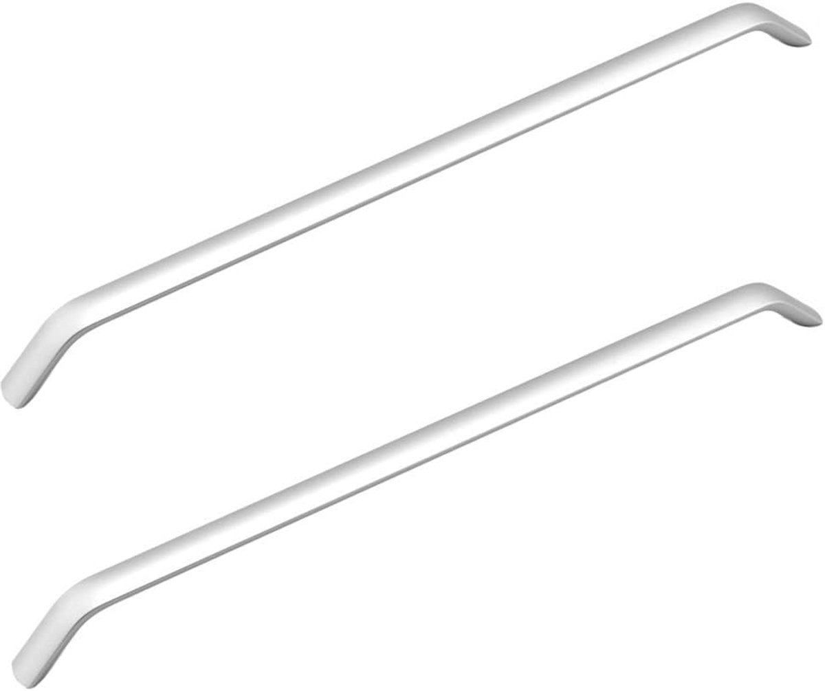 2 stuks meubelgrepen, zilver, 320 mm, handgrepen voor keukenkasten, kastgrepen, van aluminiumlegering, ladegrepen, deurgrepen voor keukenkasten
