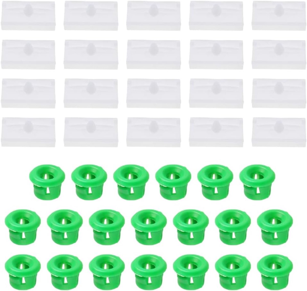 Dailygoods- Zijdorpel Sierstrip 40 Stuks - Auto Zijskirt Trim - Snap-On Installatie - Geschikt voor E32/E36/E46/E90/E91 - Kunststof - Verbeter Uw Auto