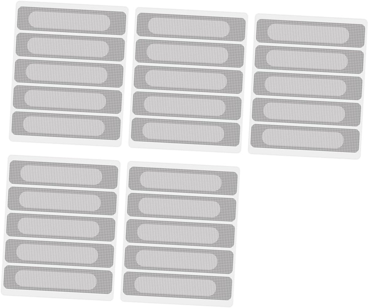 jojofuny Glasvezel-reparatietape voor ramen, vliegengaas, 5 vellen, zelfklevend, ademend, voor reparatie van scheuren en beschadigingen