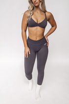 Sportlegging Dames - Legging Dames - Kleding - Fitness - Sport - Krachttraining - Pilates - Squat-Proof - Hoge Taille - Grijs - JayJay