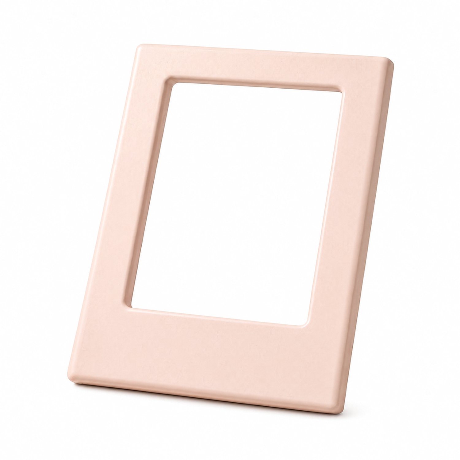 SWGOTA Nuderoze magnetische fotolijst voor foto's van 54 x 86 mm, buitenformaat 65 x 88 mm, rechthoekig ABS koelkastlijstje