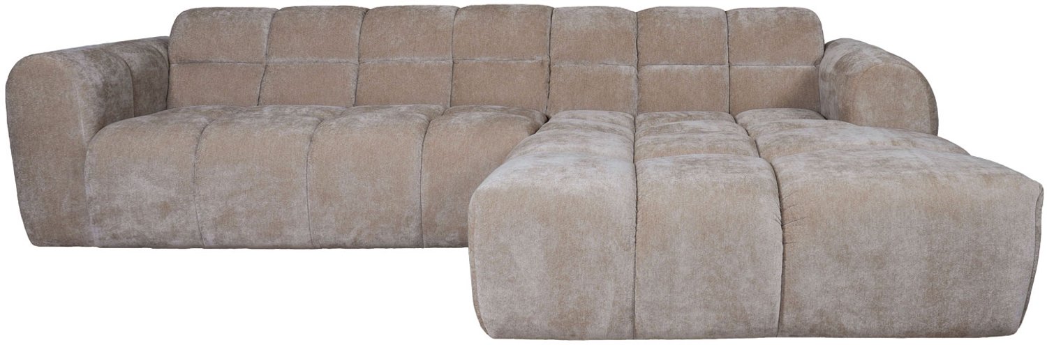 Home67 Hoekbank Emma La Vie 01 Naturel - Rechts Beige