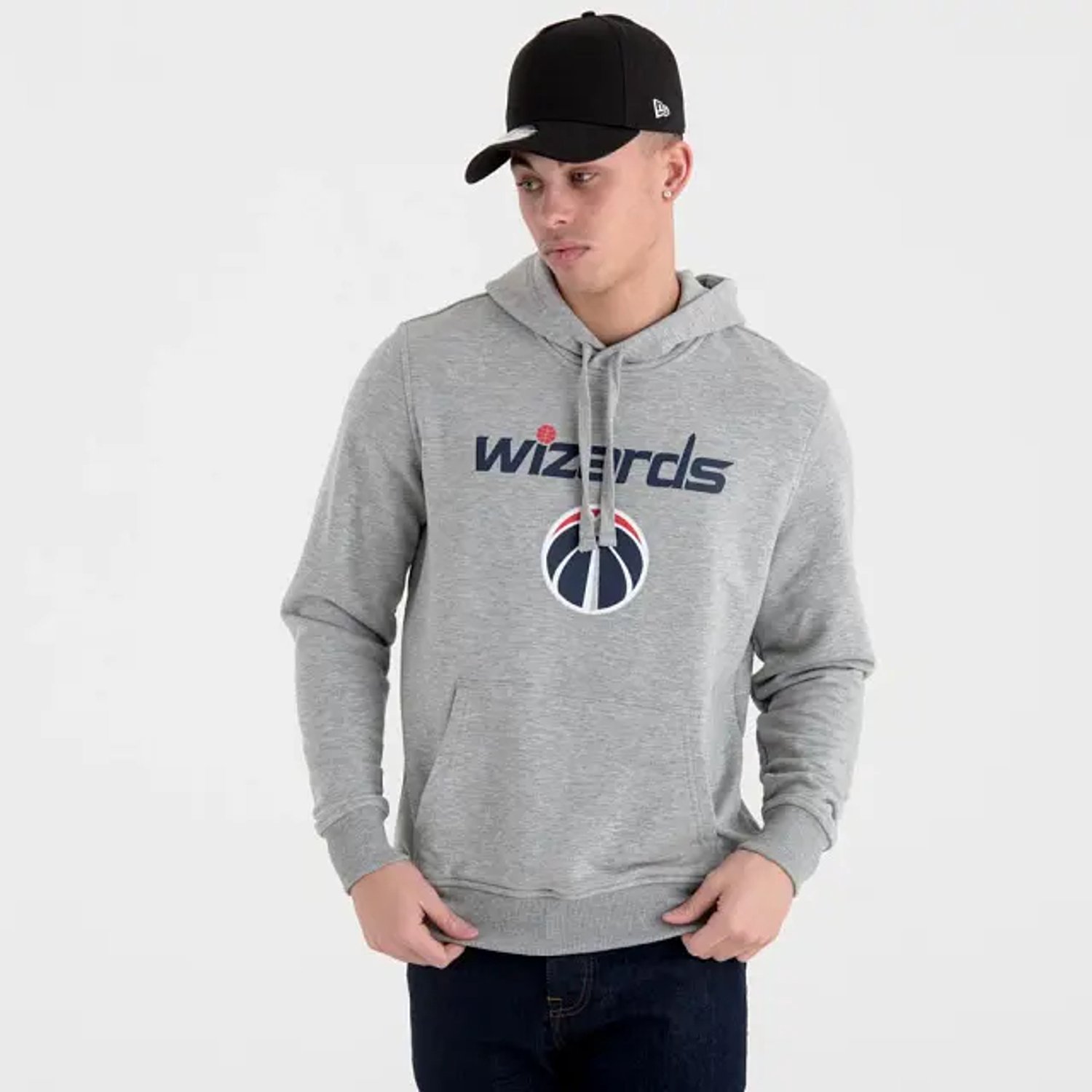 Hoodie Washington Wizards NBA Grijs