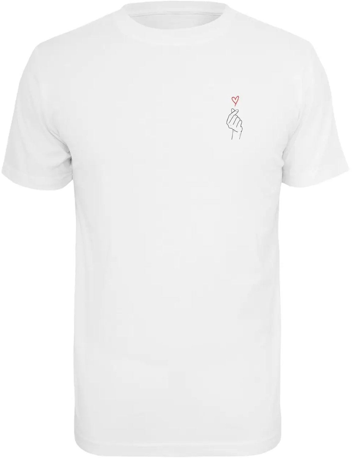 T-shirt Urban Classics K-Heart Wit