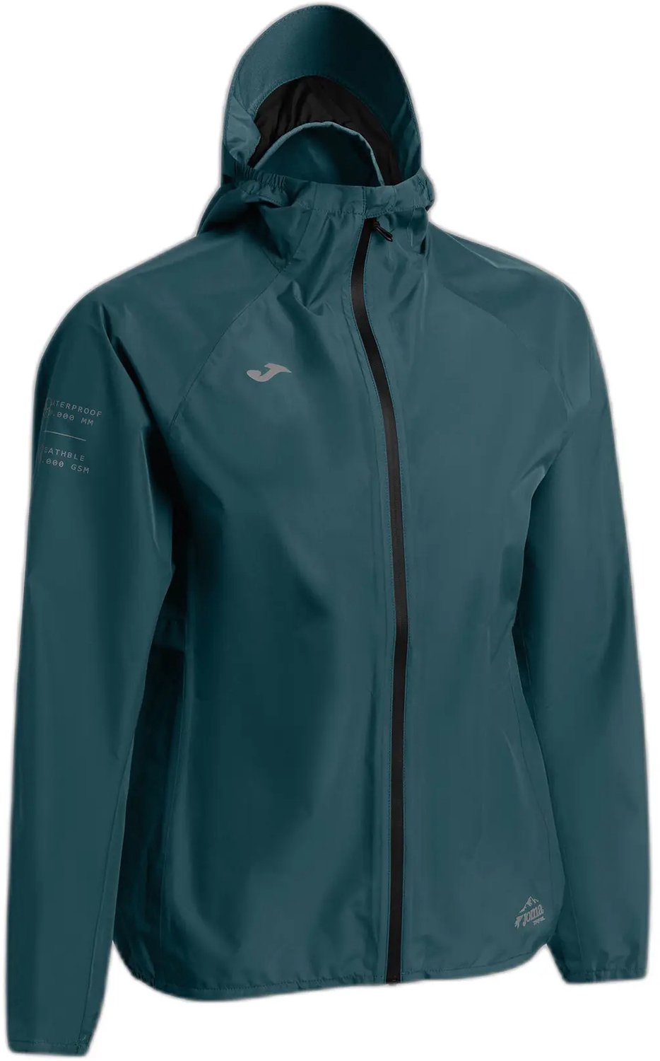 Waterdicht damesjack met capuchon Joma Nature Turquoise