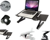 TJ Store® Ergonomisch laptop statief - laptop standaard - laptop houder  - macbook statief - standaard - pc standaard - verstelbaar laptop statief - verstelbaar laptop standaard - laptop - laptop standaard verstelbaar - laptop statief verstelba