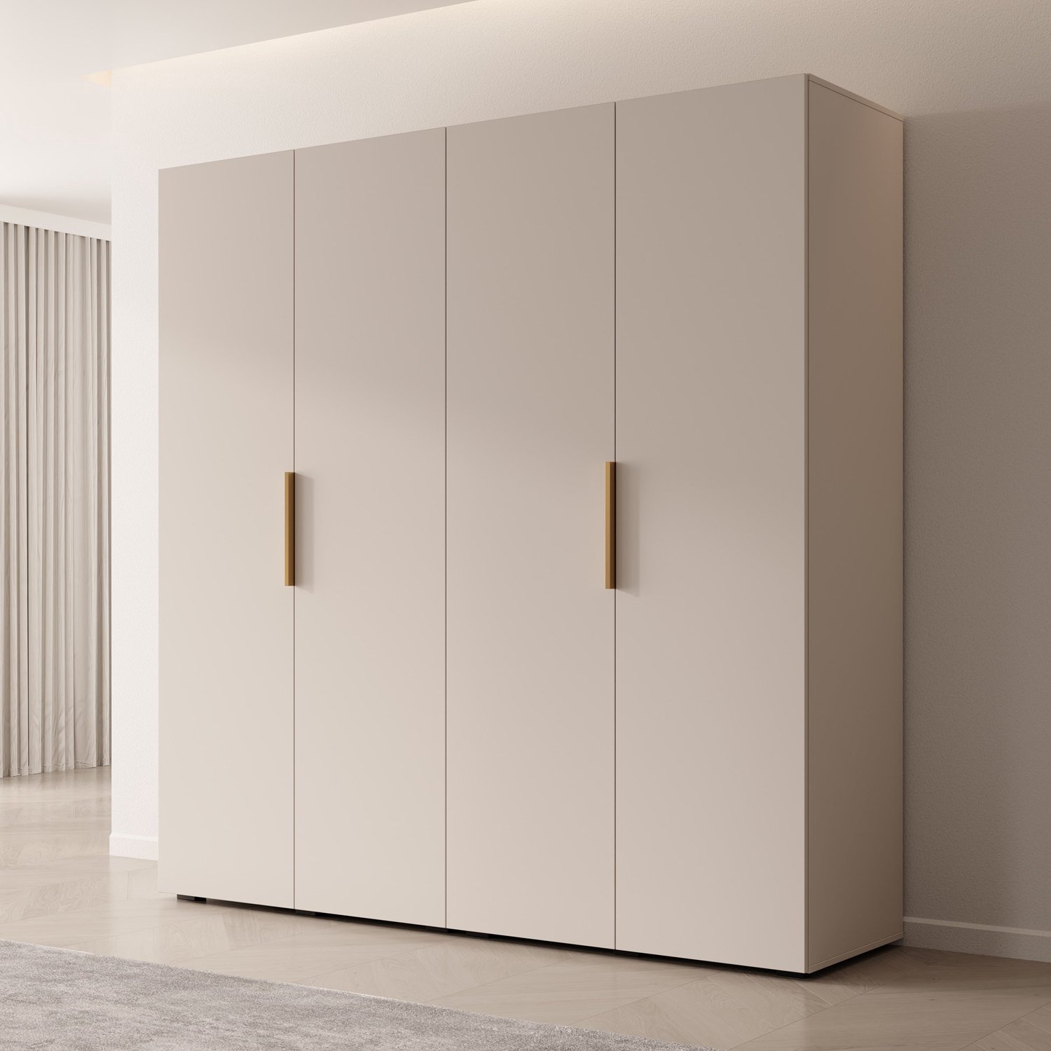 MEUBELLA Kledingkast Marquesa - Beige - 200 cm