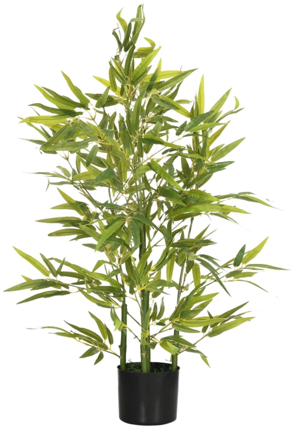 ZYLARO Kunstboom - 5 stammen - 504 bladeren - Kunststof - Heavy Duty pot Groen