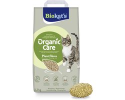 Biokat's Organic Care Plant fibres - 3,2 kg - Kattenbakvulling - Klontvormend - Zonder geur