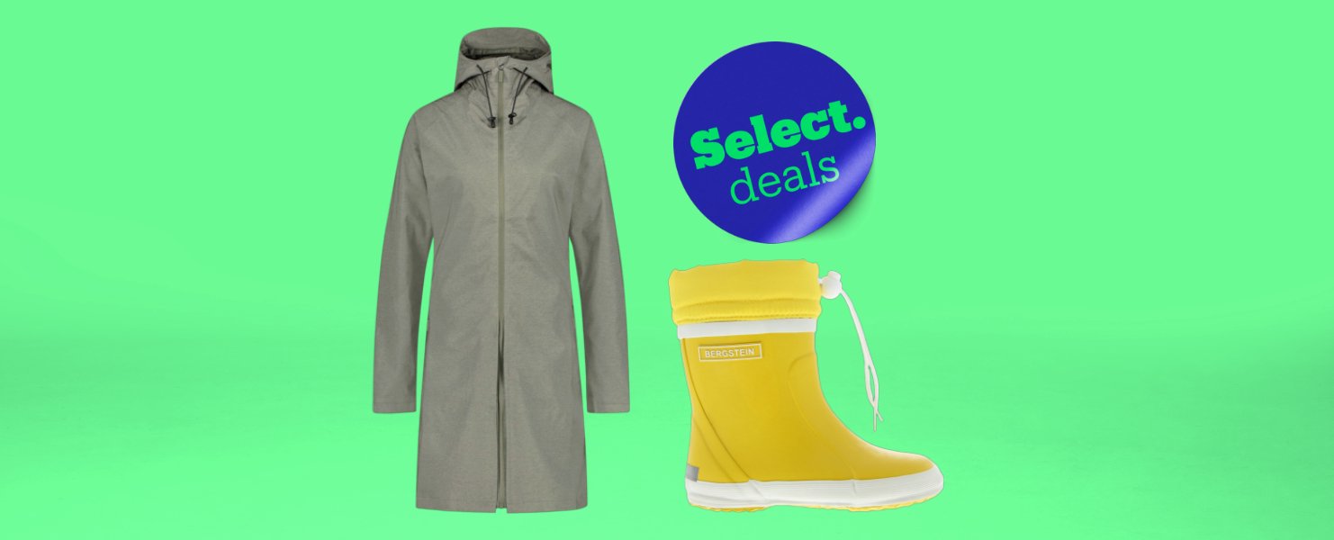 Select-deal regenkleding