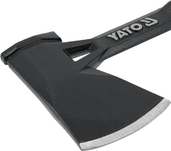 YATO YT-79990 Professionele Handbijl - 600g - Gesmeed #45 Koolstofstaal (48-58 HRC) - Ergonomische TPR Antislip Steel 355 mm - Voor Tuin, Bosbouw & Outdoor — afbeelding 2