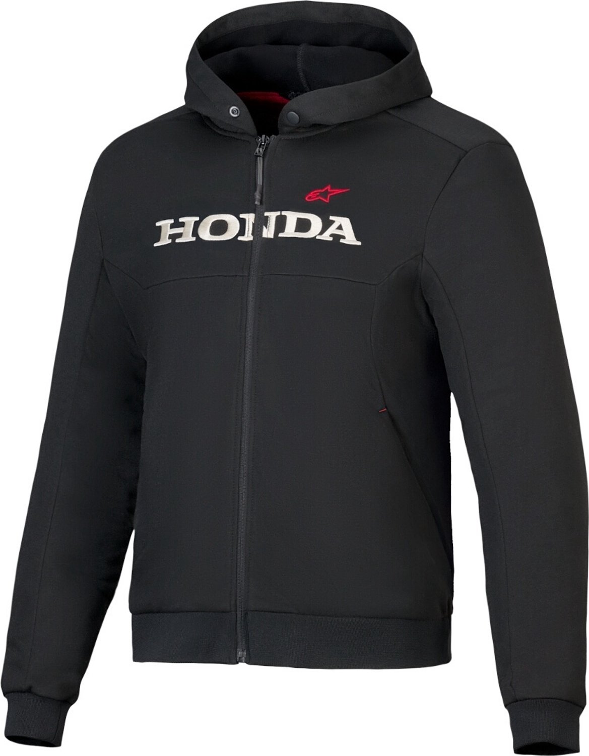 Alpinestars Honda Chrome V3 Sport Motorfiets Zip Hoodie - Maat XS -