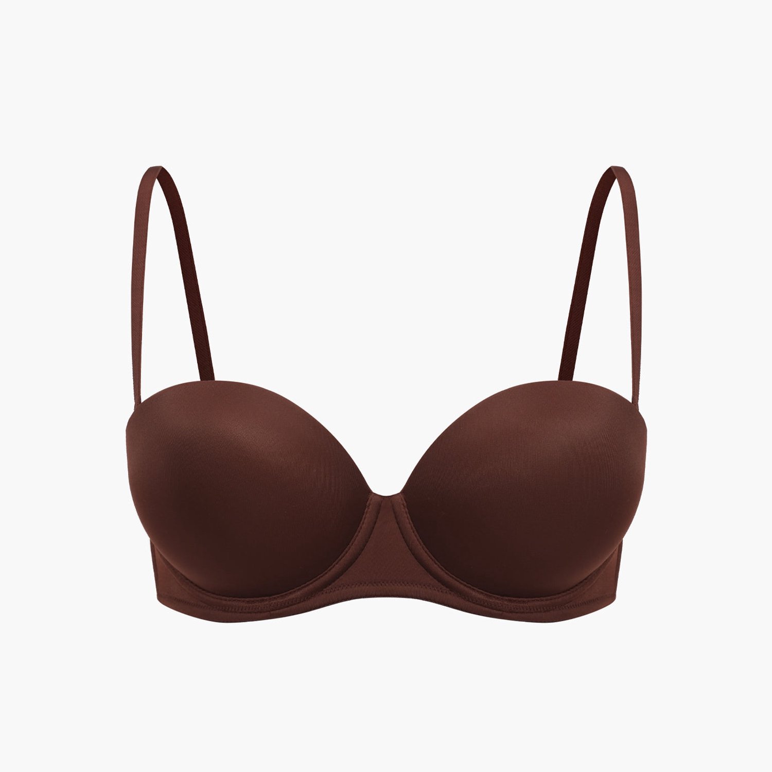 cfab Ultra Push-Up BH - Bruin - 80D - BH Zonder Beugel Voorgevormd - Ondergoed - Naadlos