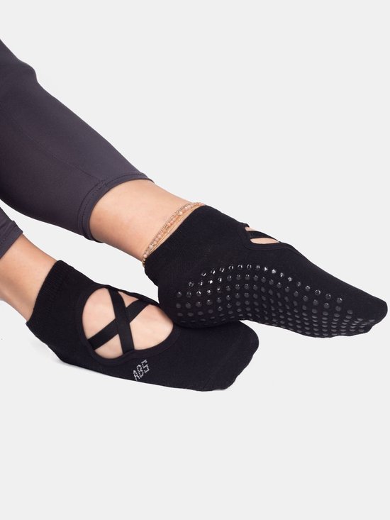2-Pack Antislip Sokken ABS voor Yoga & Fitness (Maat 36-41) — afbeelding 2