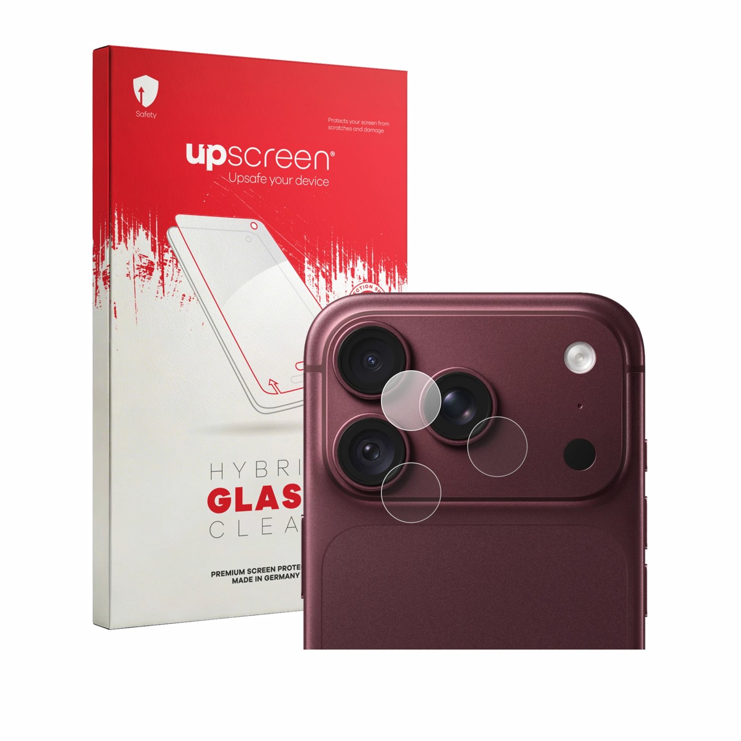 upscreen - Screenprotector voor Apple iPhone 18 Pro (ALLEEN Camera Lens) - Folie Beschermfolie Beschermglas transparant