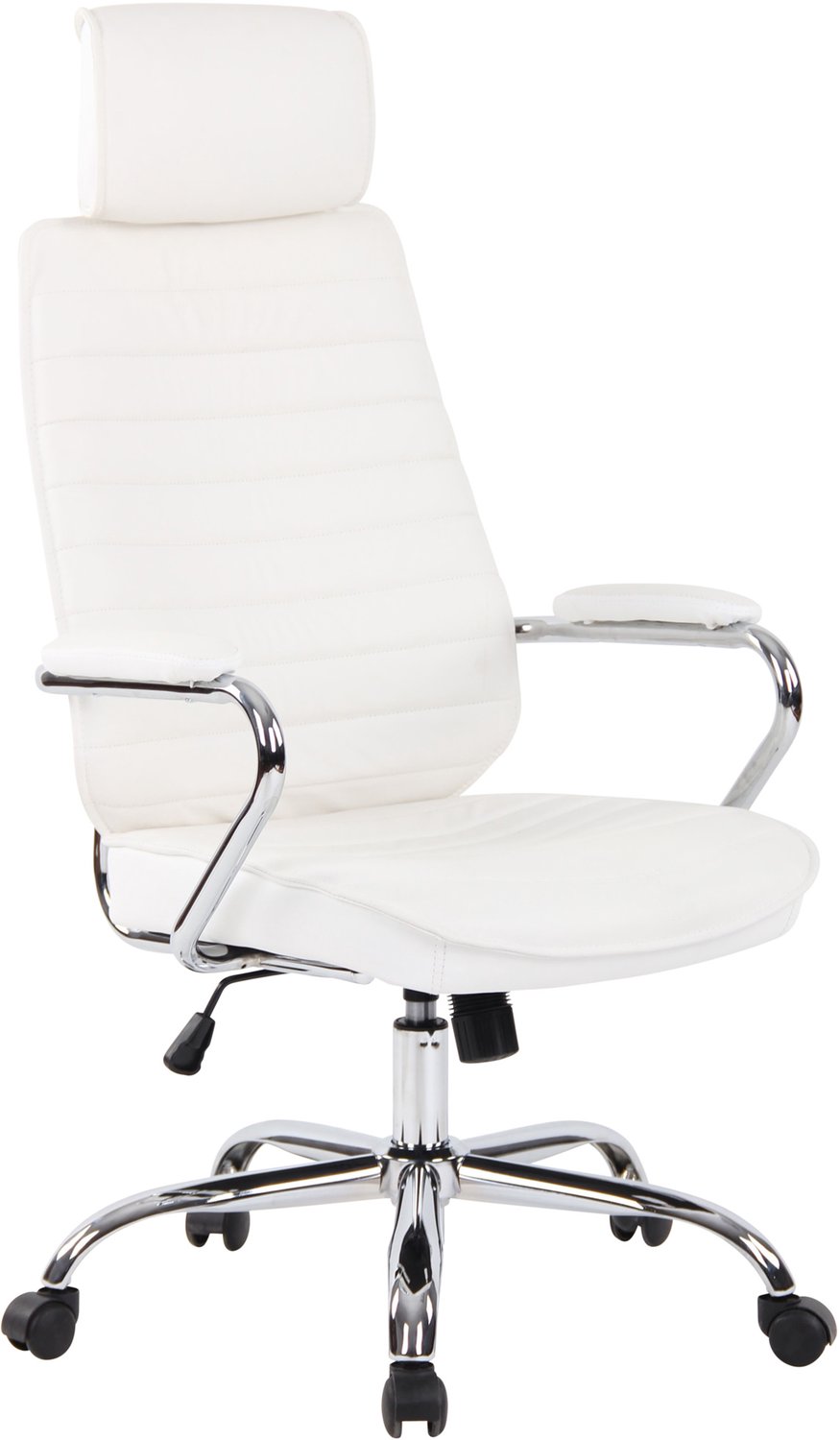 Luxe Comfort Monza 0067 bureaustoel - echt leer - wit