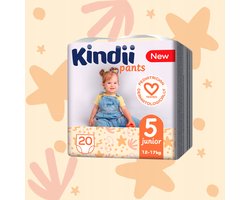 Kindii Junior Luiers Maat 5 (12-17 kg) - 60 Stuks