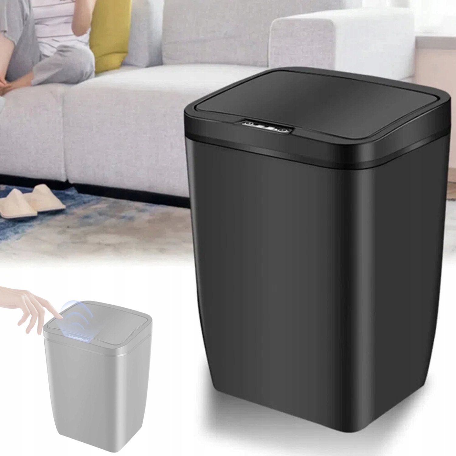 Automatische Prullenbak 14L - Contactloos & Hygiënisch