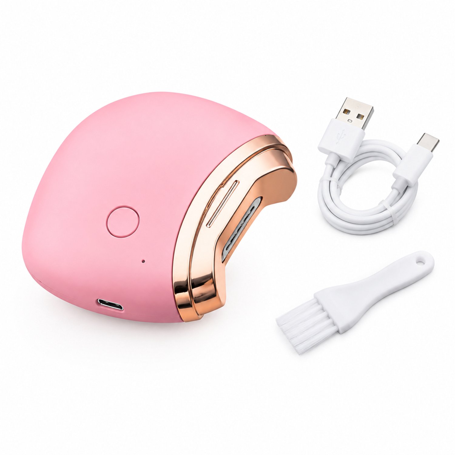 elektrische nagelknipper - USB-oplaadbaar - 3 snelheden - voor thuisgebruik - roze