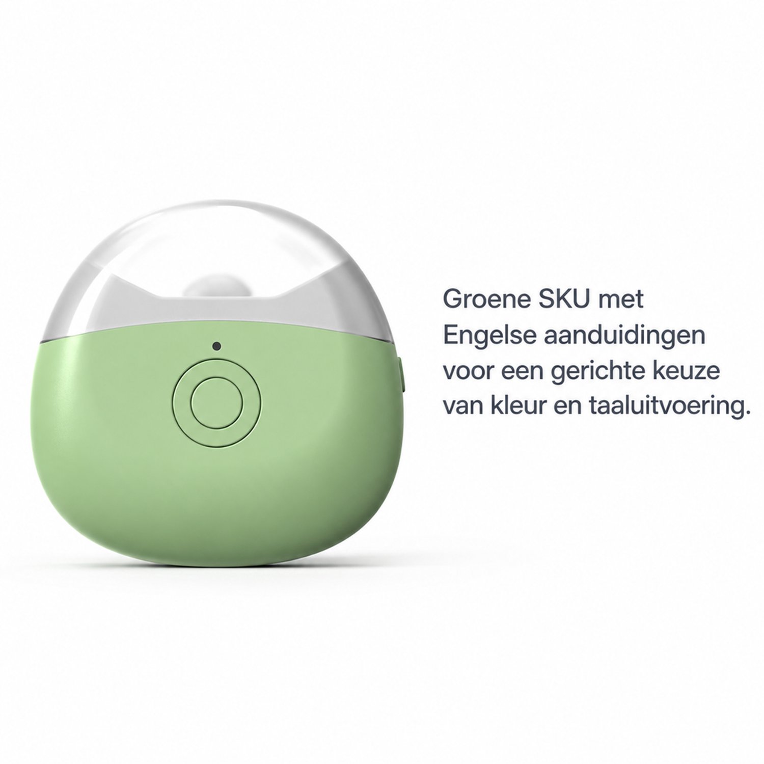 Elektrische nagelknipper - groen, Engelse uitvoering - voor dagelijks, thuis- en zakelijk gebruik - met apparaat, handleiding, datakabel en veiligheidsinformatie