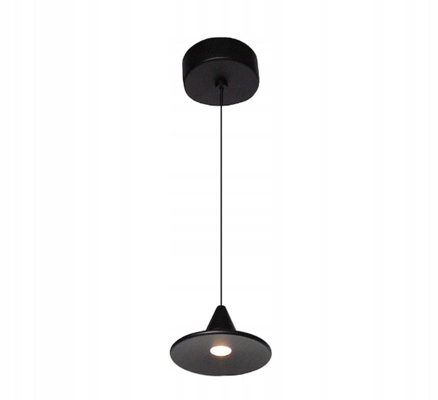 Merkloze Zwarte Hanglamp LED 7W 3000K IP20 - Stijlvol en Modern