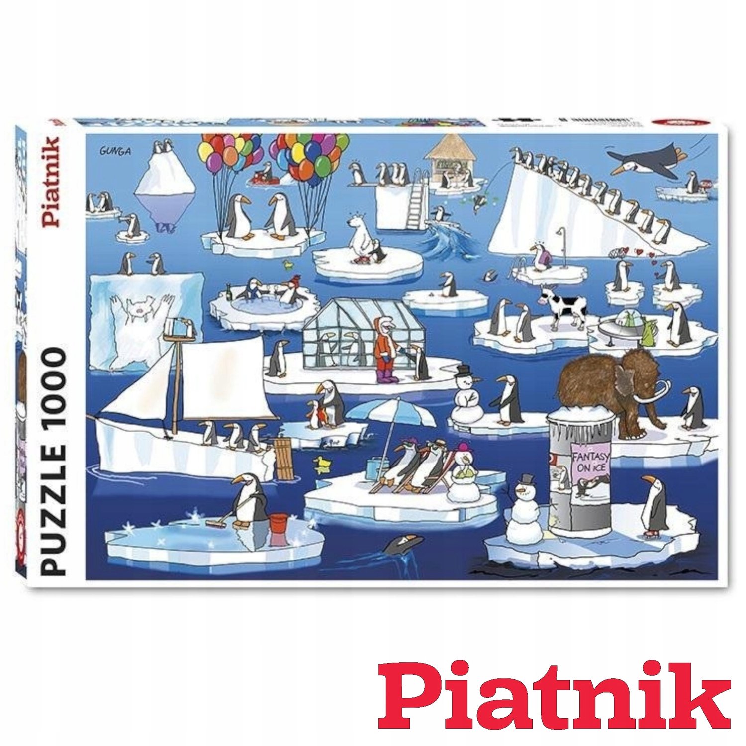 Piatnik 1000 Stuk Puzzel: Leven op Antarctica