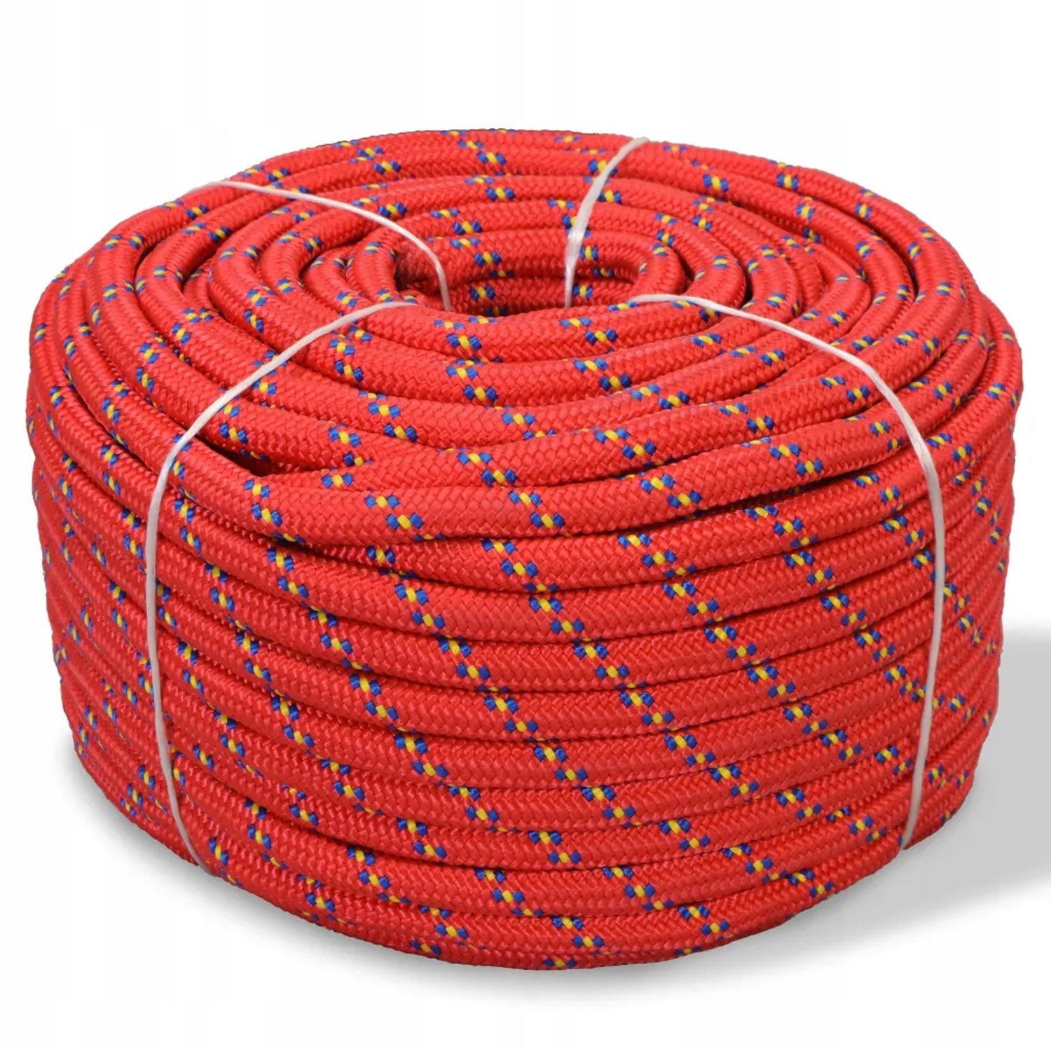 Merkloze Rode Polypropyleen Touw 6mm, 500m - Ideaal voor Zeilen