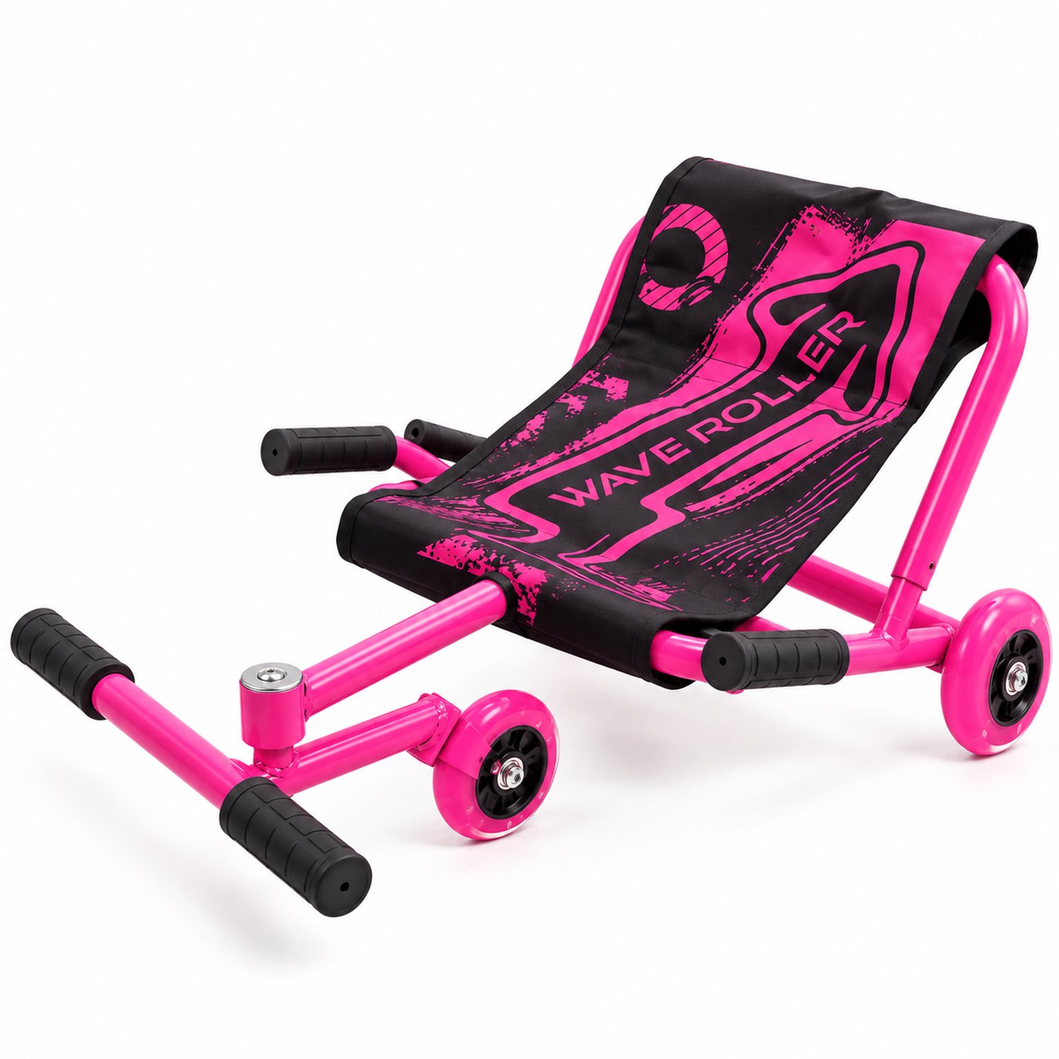 HOMESY Wave Roller roze – Ultieme Drift Skelter voor Kinderen – Swing Kart – 360° Draaien & Driften – Verstelbaar – Voor Binnen en Buiten