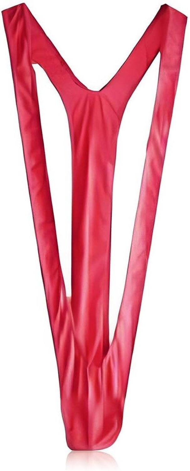 Hoge slip voor mannen in rood, perfect voor feesten, comfortabele pasvorm en veelzijdig gebruik
