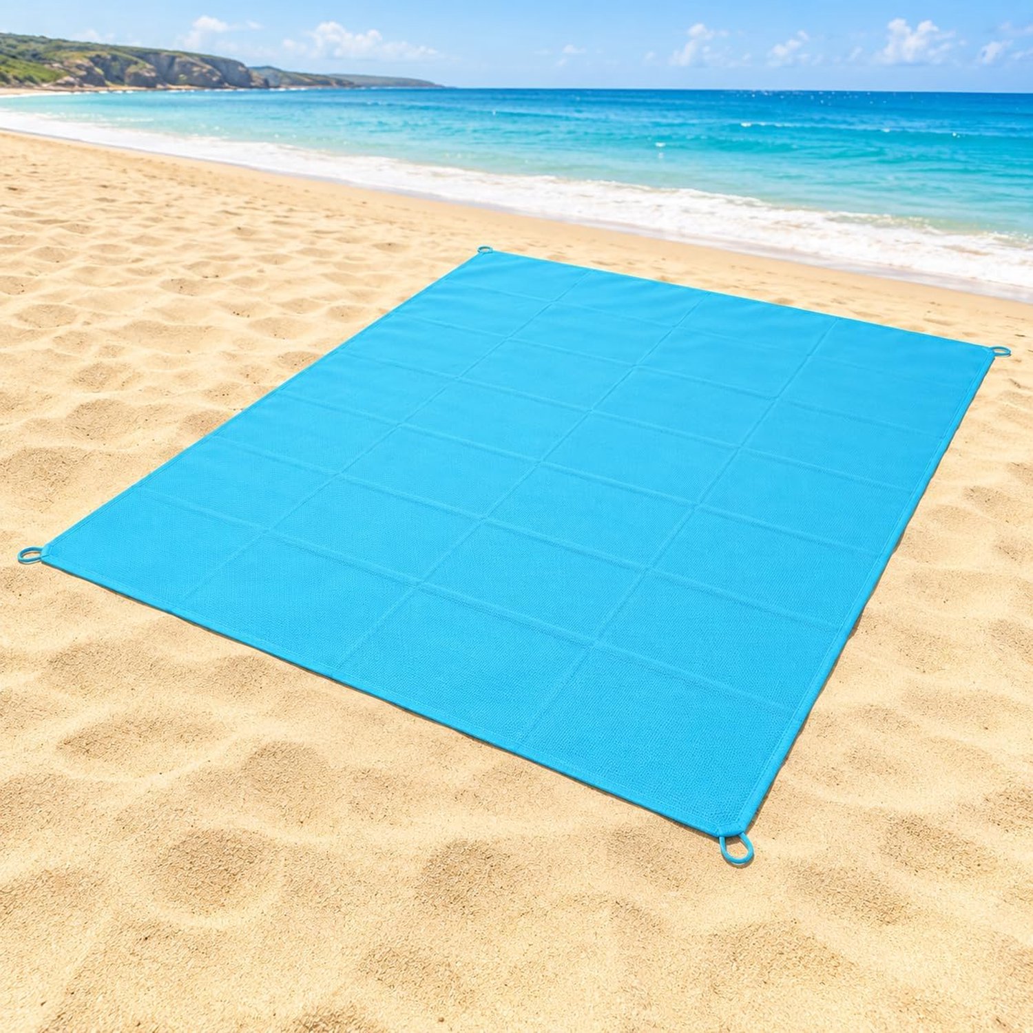 Famanu - Stranddeken 200 x 150 cm - ideaal voor stranduitjes - waterafstotend en zandvrij - kleur onbekend