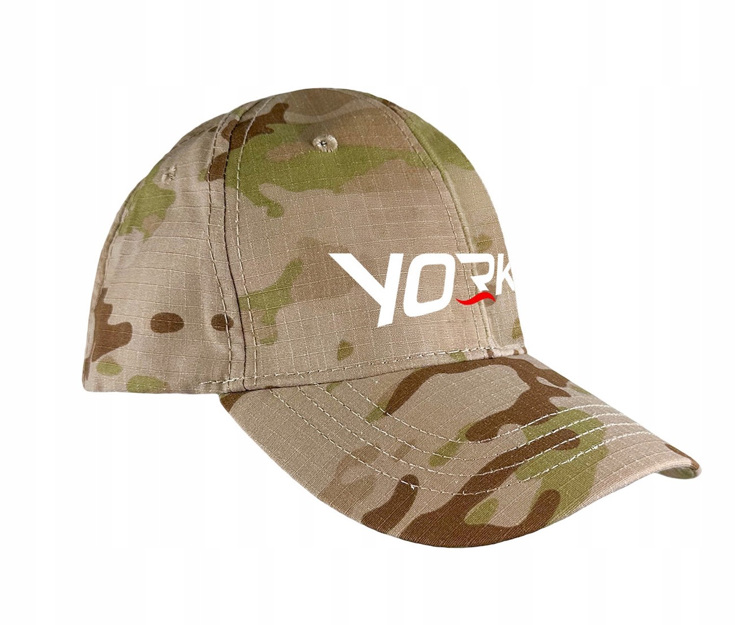 York Desert Baseballpet - Camouflage, Verstelbaar, Polyester/Katoen
