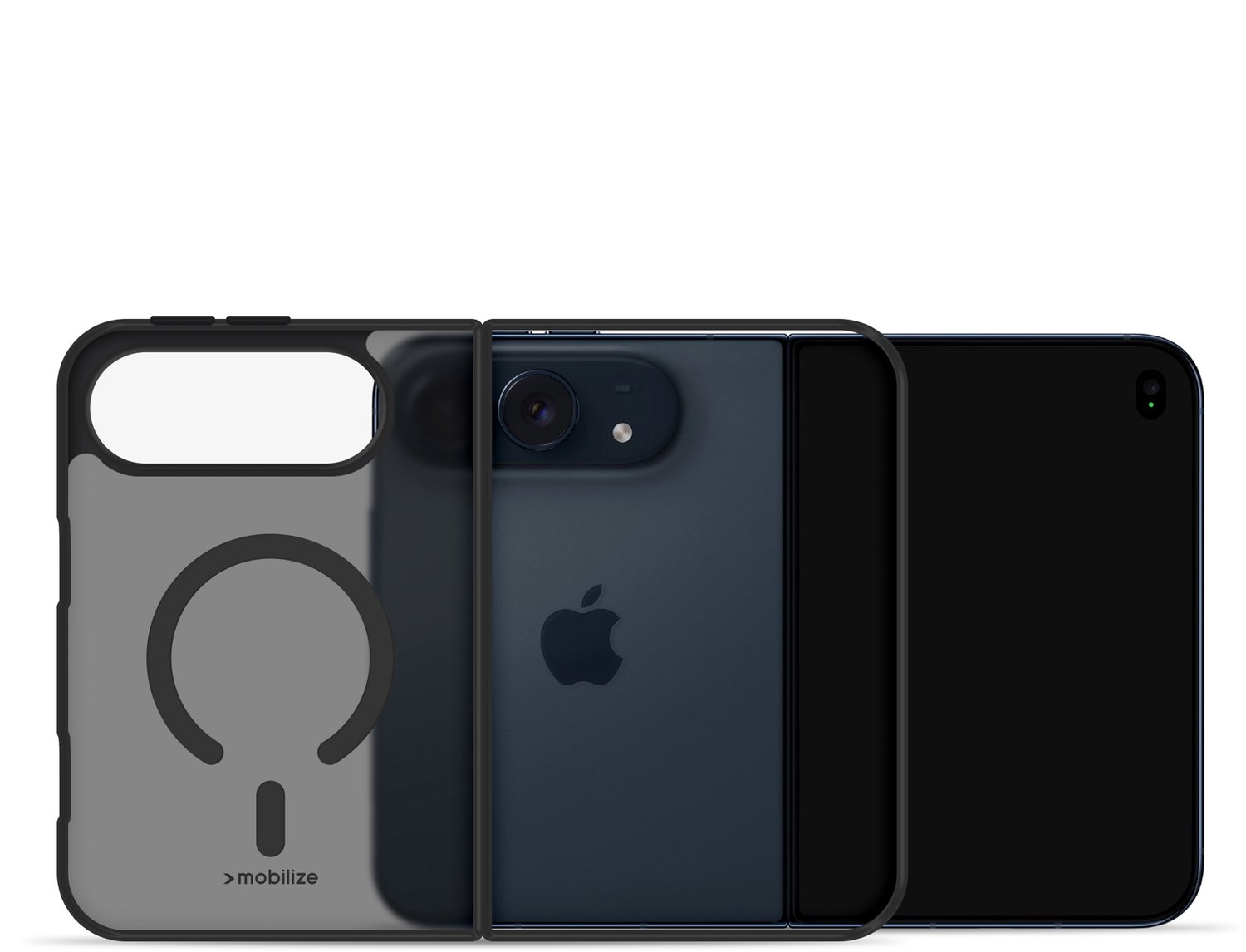 Mobilize MagSafe Compatible Hybrid Pro Case - Geschikt voor Apple iPhone Duo - Black
