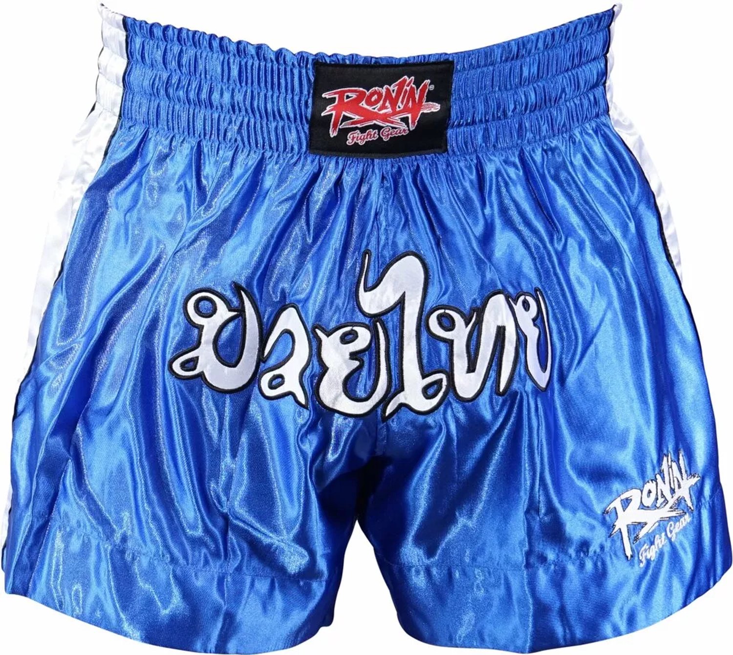 Ronin Kickboks Broek Siam blauw/wit M