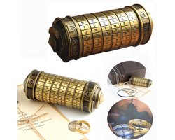 Da Vinci Code Mini Cryptex, Cijferslot, Hersenkraker-Slotpuzzels, Creatieve Romantische Cadeaus.