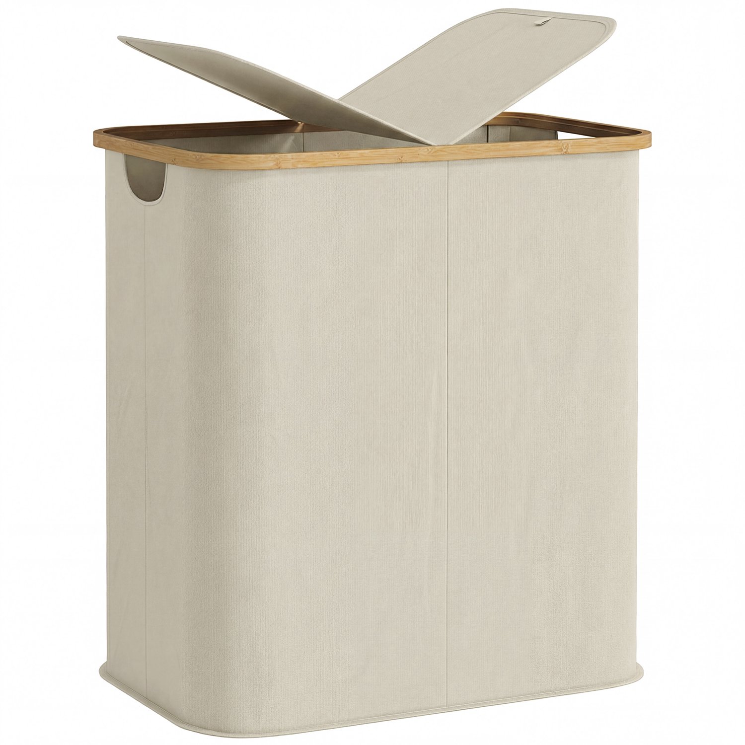 HOMCOM Wasmand - Vliesstof - 54x34x58,5 cm - Beige