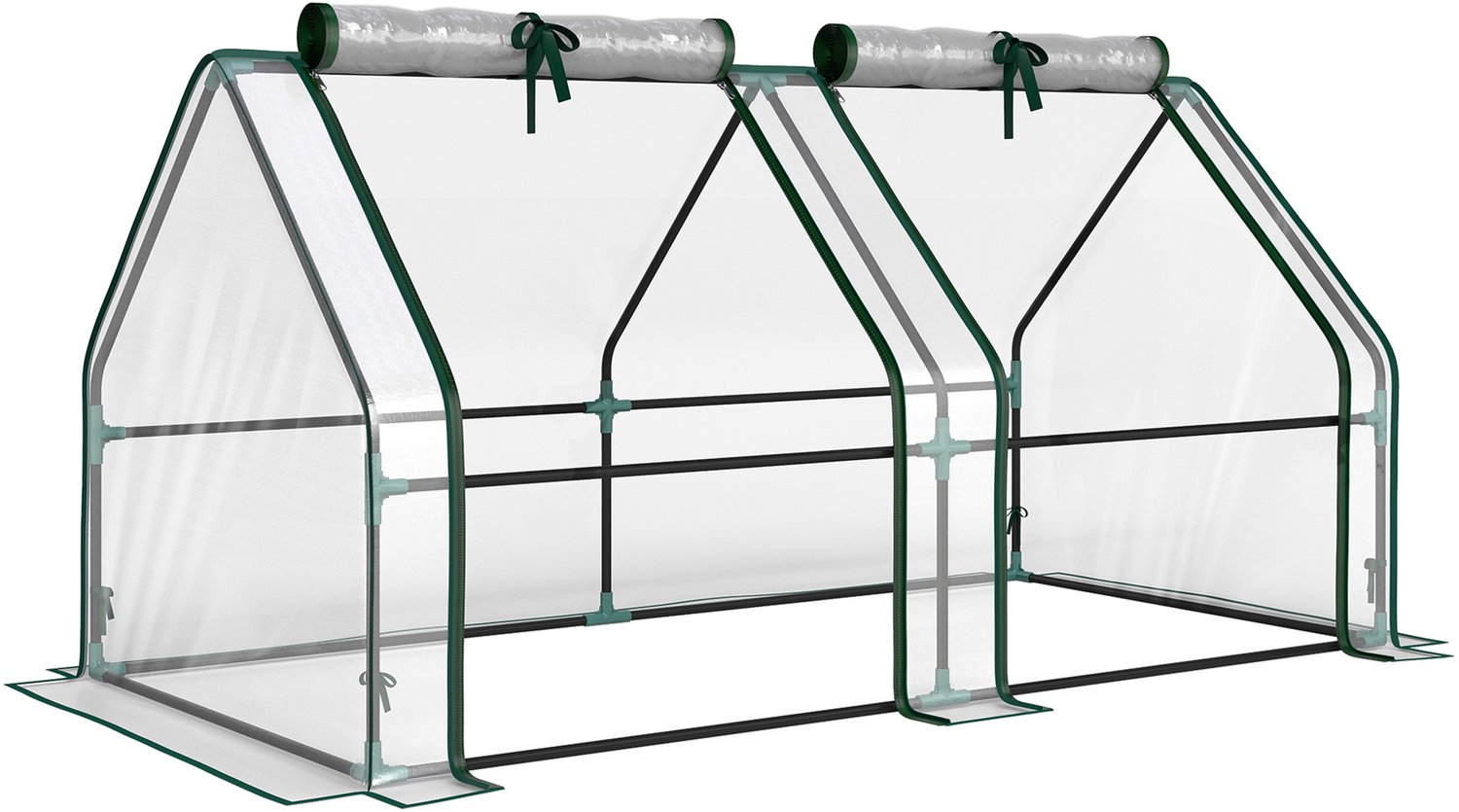 Sunona Foliekas - Met twee oprolbare deuren - 180 x 90 x 90 cm - Transparant