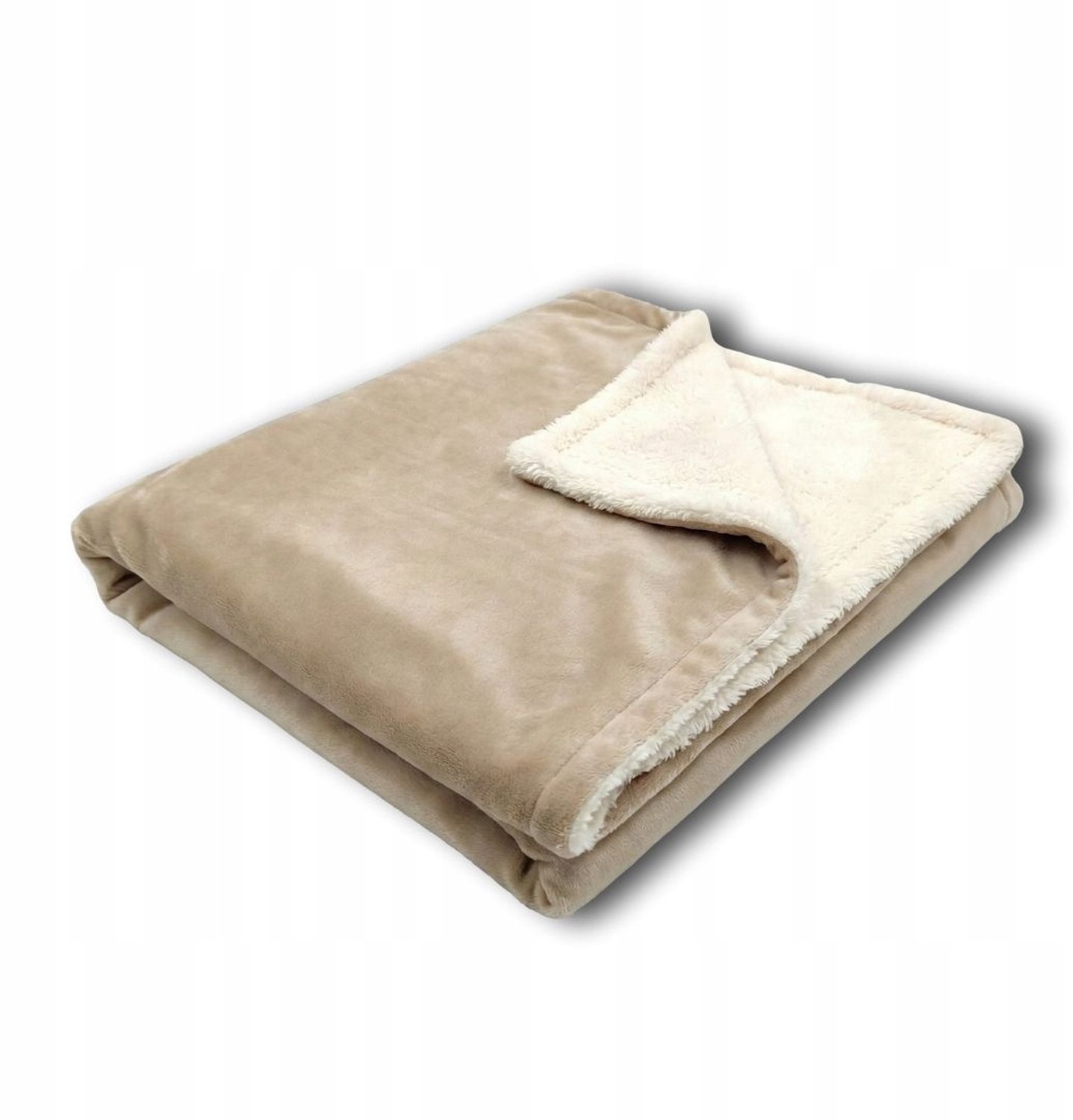Polar Minky Baby Deken 75x100 cm - Zacht Beige/Ecru