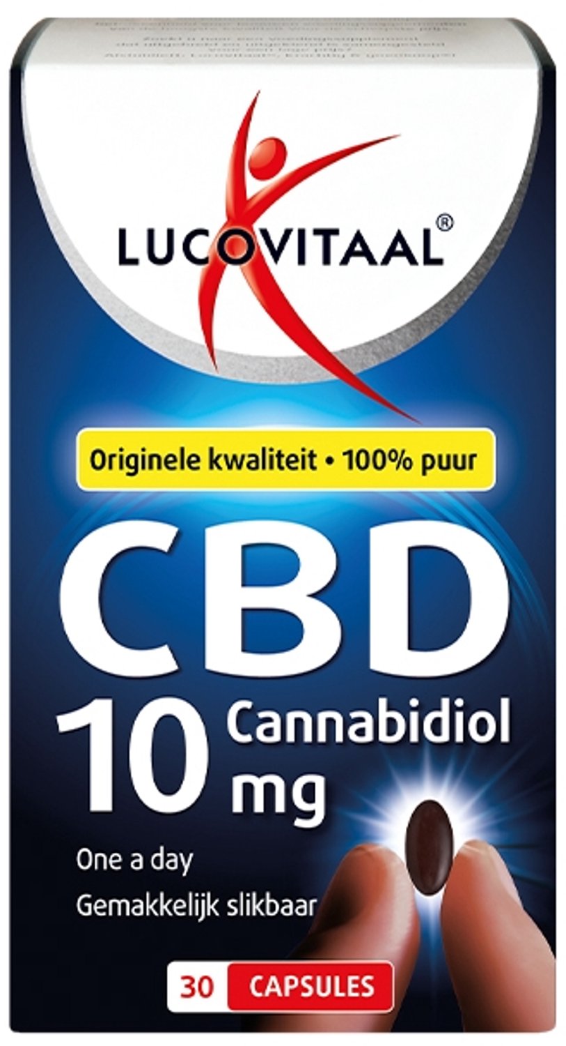 Bol.com Lucovitaal CBD 10 mg Capsules 100% PUUR 30 capsules aanbieding