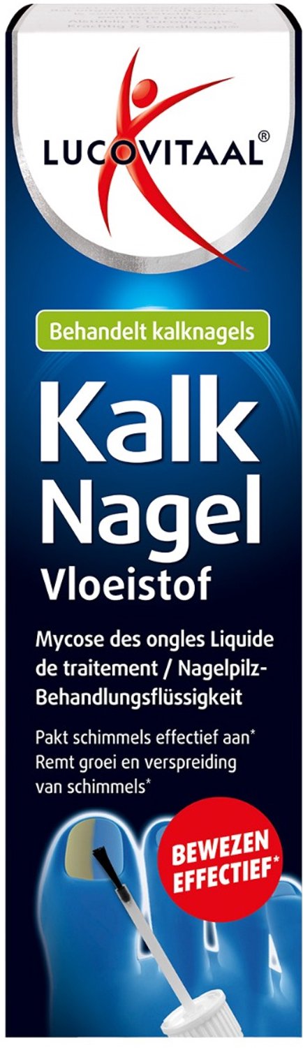 Bol.com Lucovitaal Kalknagel Behandelingsvloeistof 10 ml, Medisch Hulpmiddel, Klinisch Bewezen Effectief Tegen Schimmels Die Kal... aanbieding